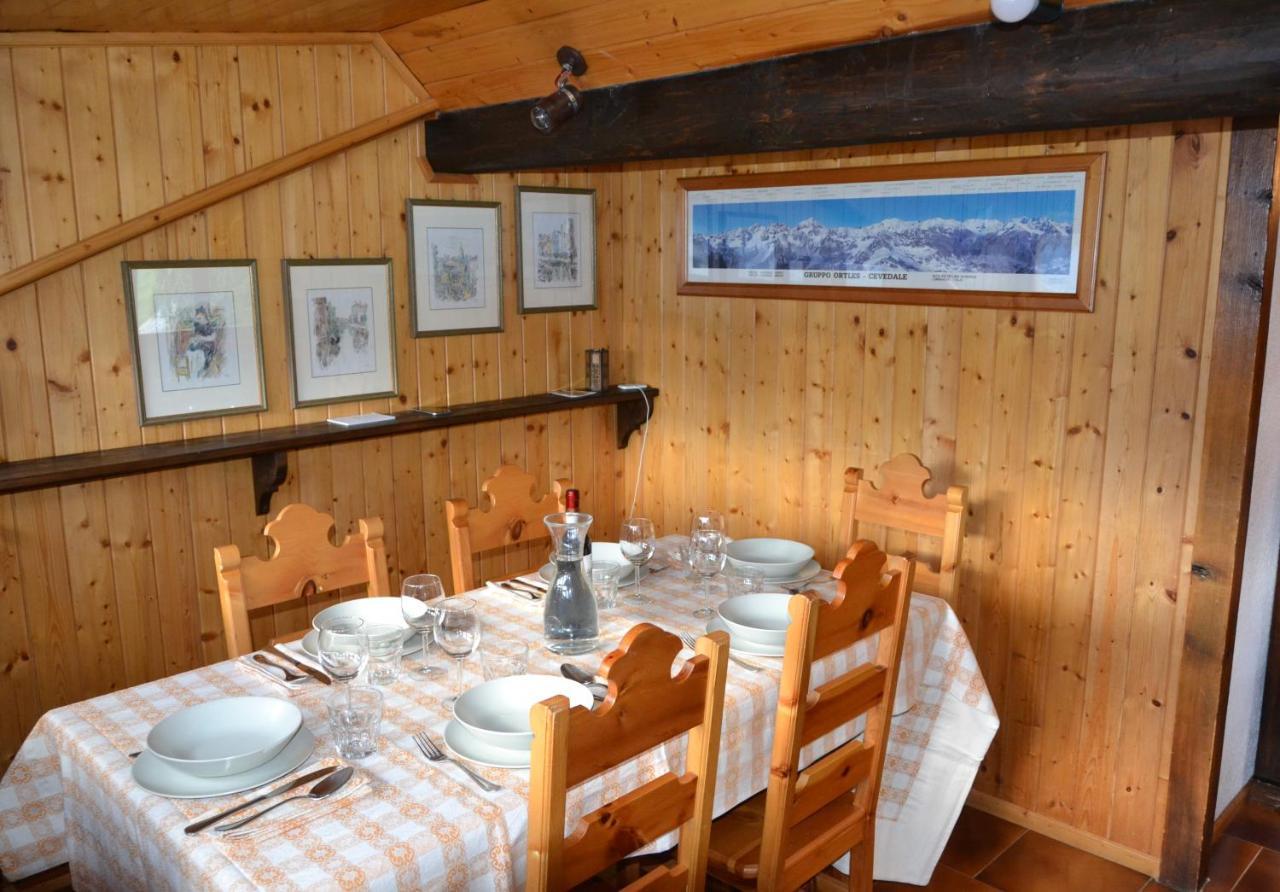 Chalet Apartment Gran Zebru Oga Exterior foto