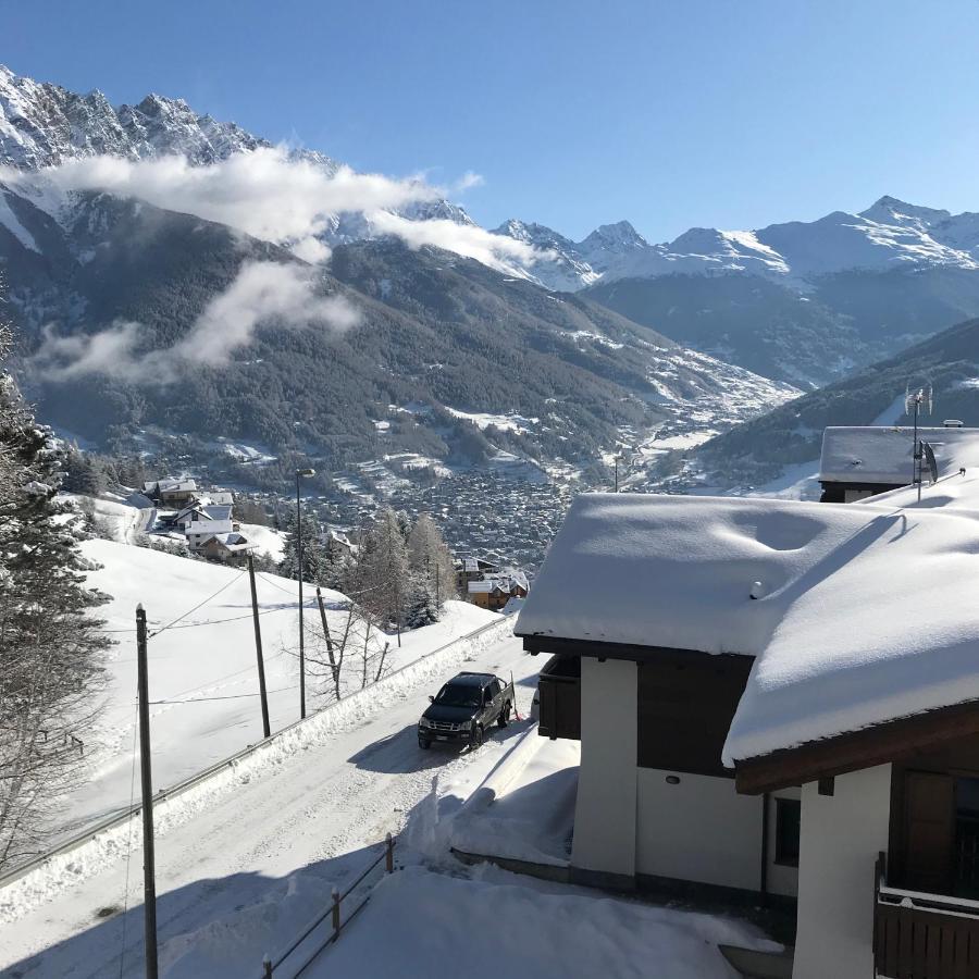 Chalet Apartment Gran Zebru Oga Exterior foto
